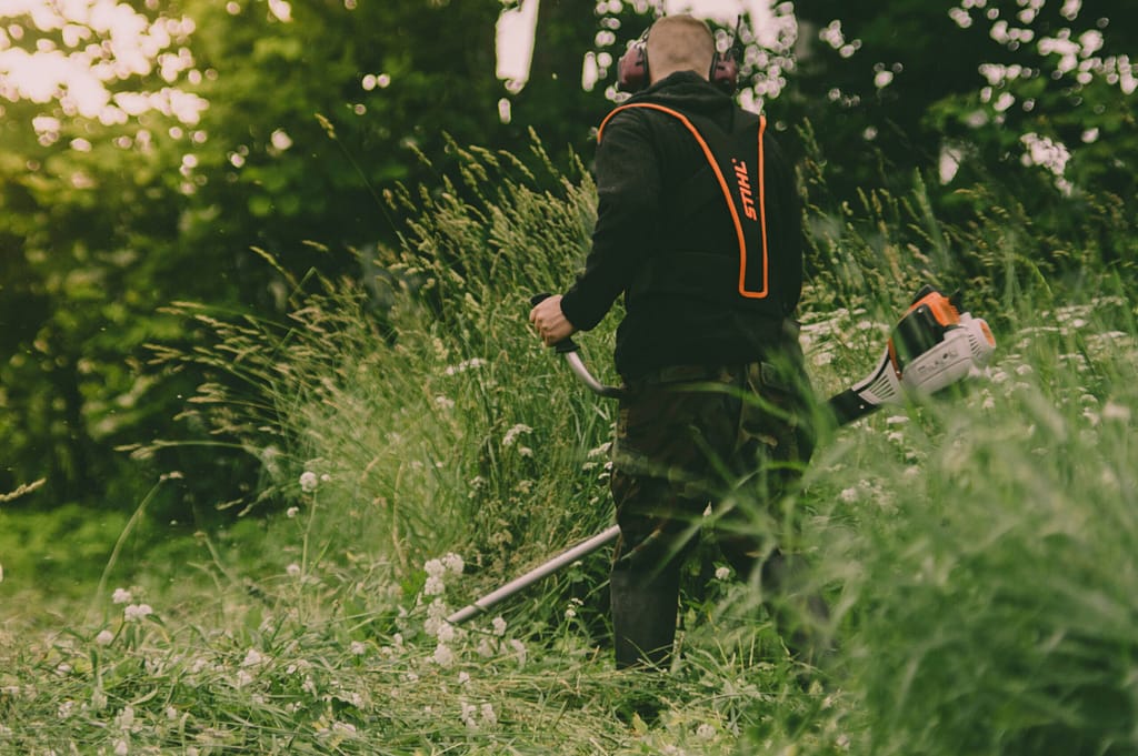 Garden strimming devon